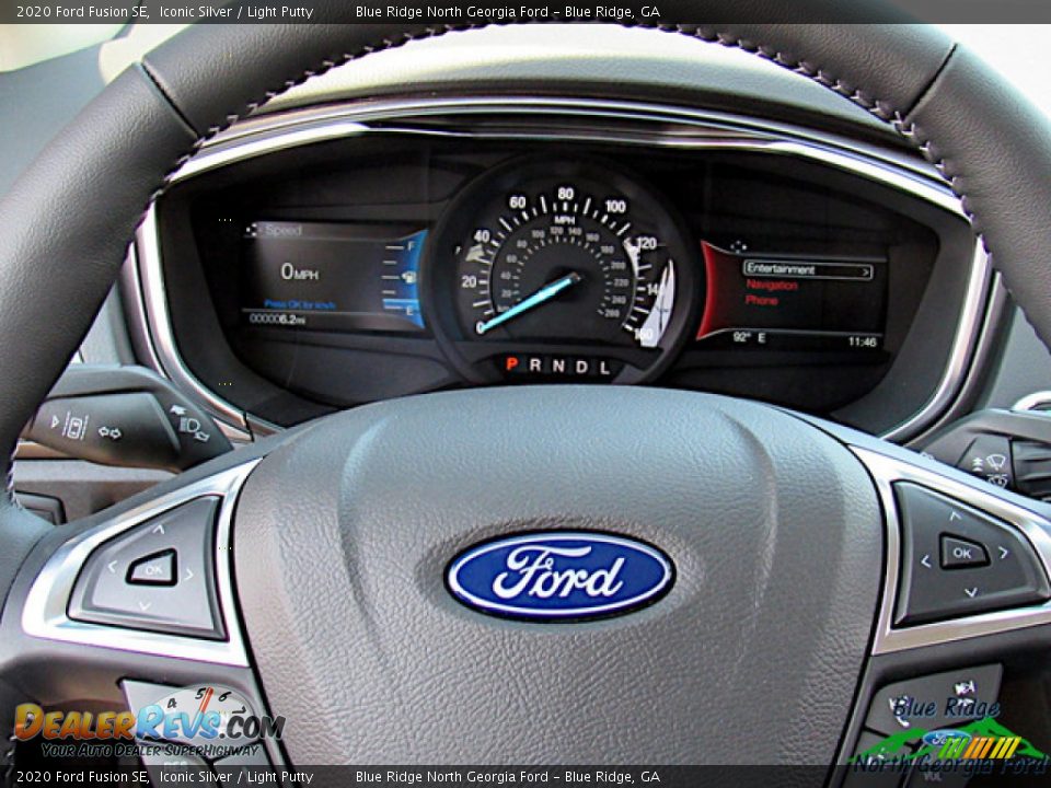 2020 Ford Fusion SE Iconic Silver / Light Putty Photo #17
