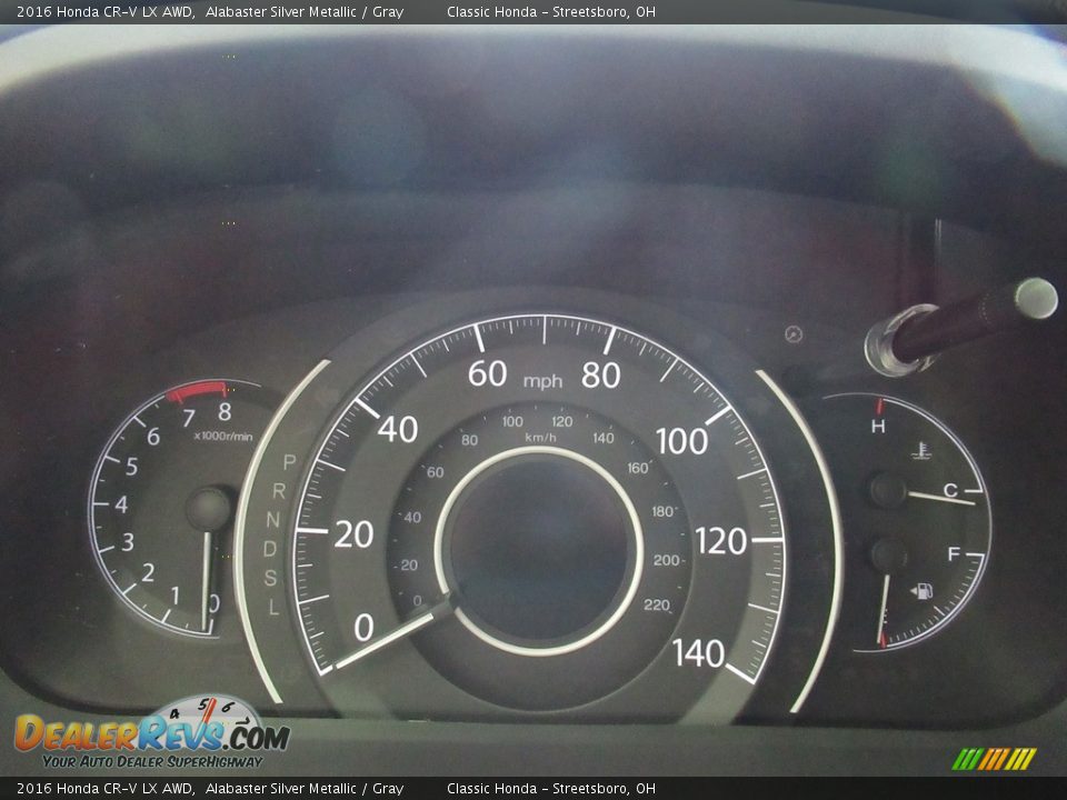 2016 Honda CR-V LX AWD Alabaster Silver Metallic / Gray Photo #23
