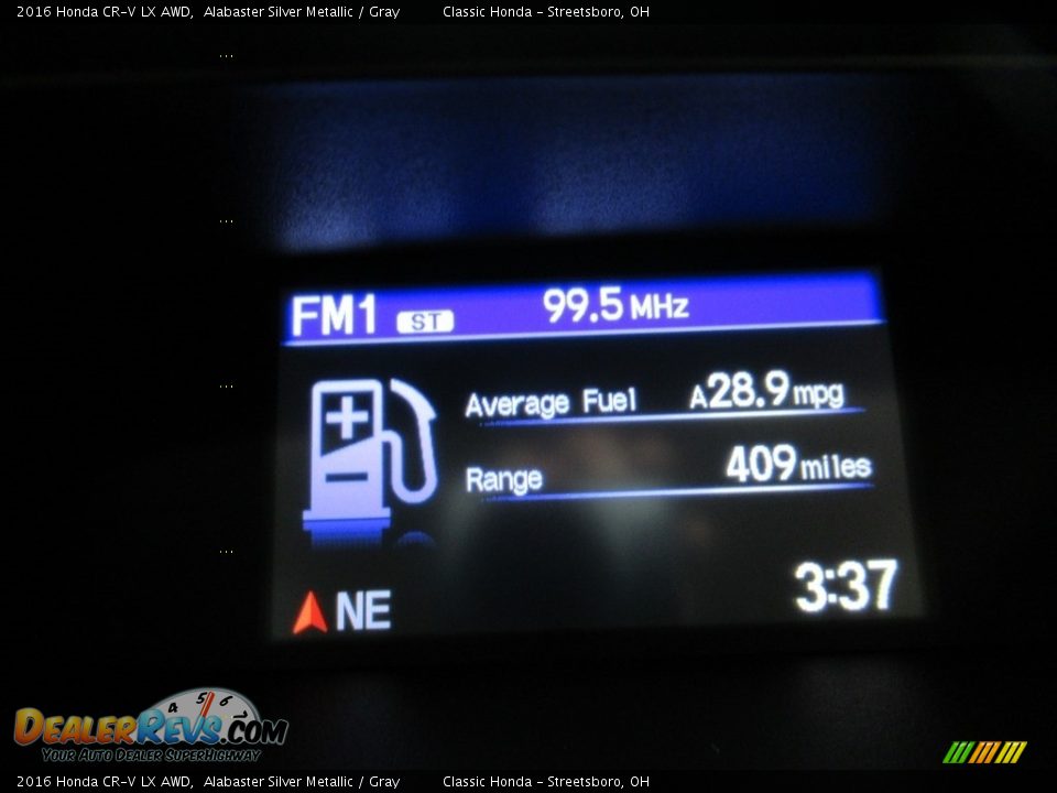 2016 Honda CR-V LX AWD Alabaster Silver Metallic / Gray Photo #25