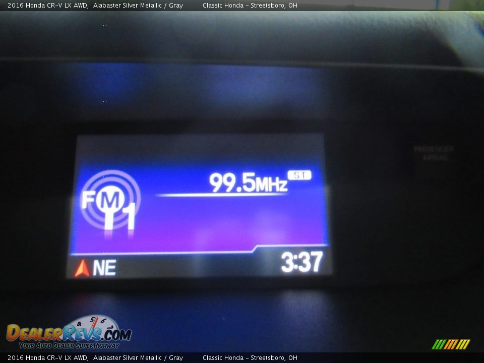 2016 Honda CR-V LX AWD Alabaster Silver Metallic / Gray Photo #26