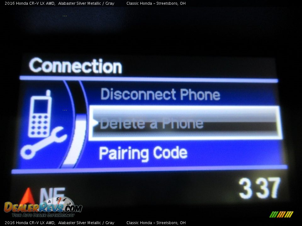 2016 Honda CR-V LX AWD Alabaster Silver Metallic / Gray Photo #30