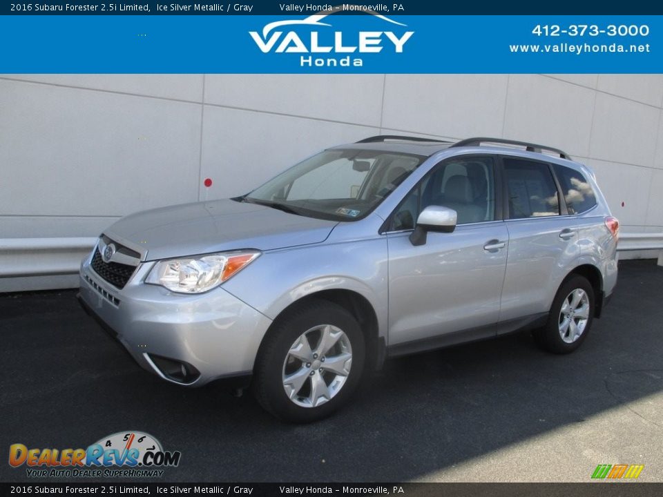2016 Subaru Forester 2.5i Limited Ice Silver Metallic / Gray Photo #1