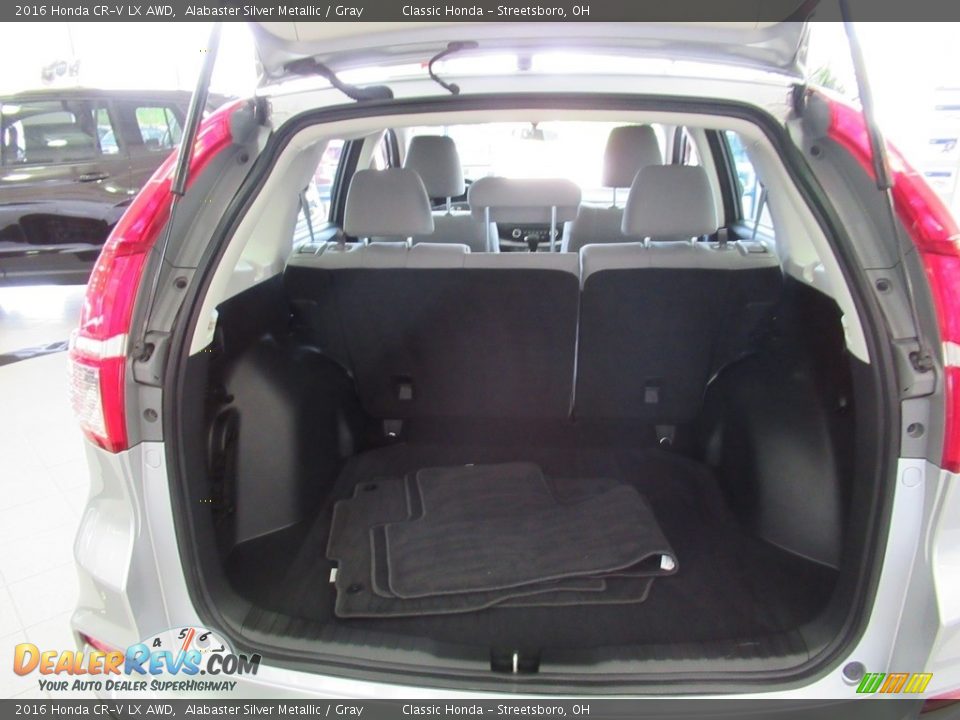 2016 Honda CR-V LX AWD Alabaster Silver Metallic / Gray Photo #32