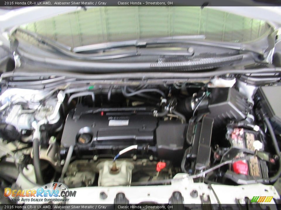2016 Honda CR-V LX AWD Alabaster Silver Metallic / Gray Photo #33