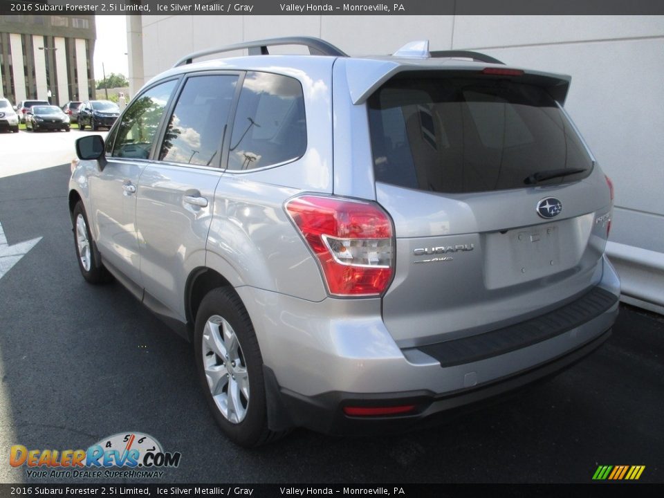 2016 Subaru Forester 2.5i Limited Ice Silver Metallic / Gray Photo #3