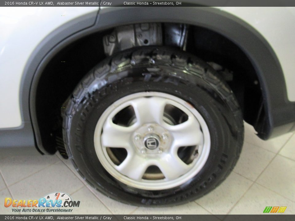 2016 Honda CR-V LX AWD Alabaster Silver Metallic / Gray Photo #35