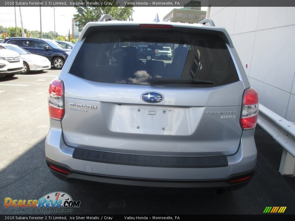 2016 Subaru Forester 2.5i Limited Ice Silver Metallic / Gray Photo #4