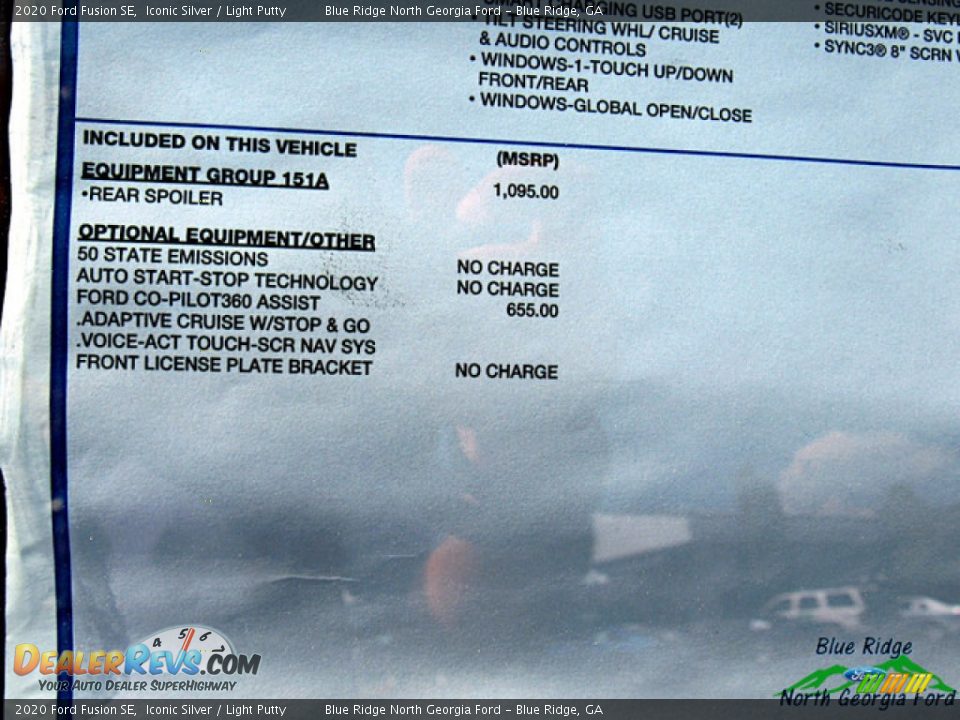 2020 Ford Fusion SE Iconic Silver / Light Putty Photo #25