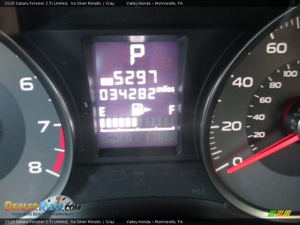 2016 Subaru Forester 2.5i Limited Ice Silver Metallic / Gray Photo #20