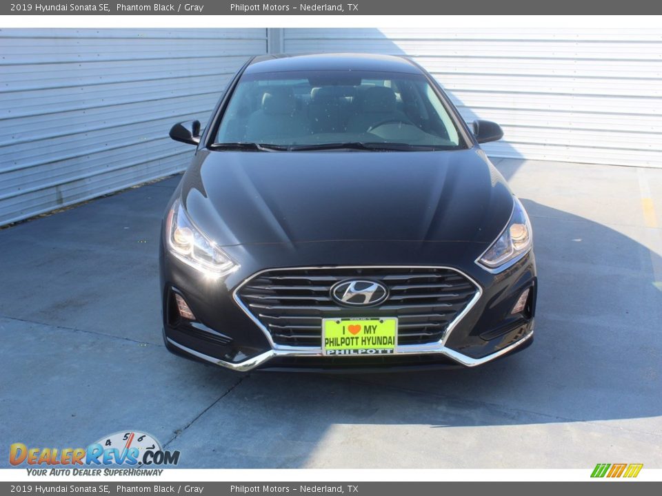 2019 Hyundai Sonata SE Phantom Black / Gray Photo #3