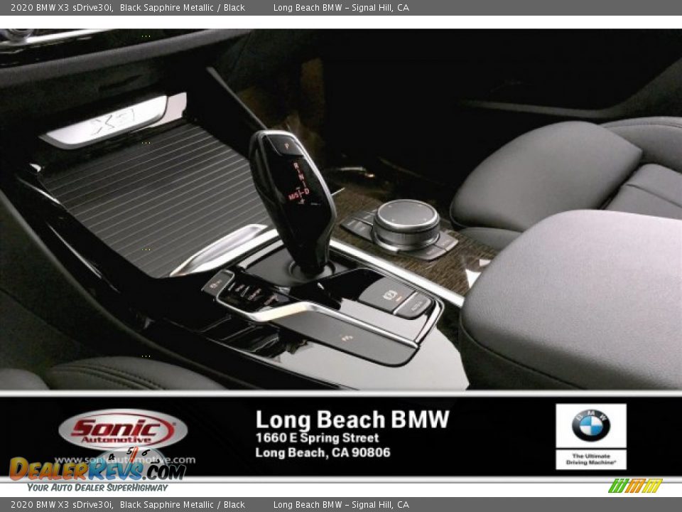 2020 BMW X3 sDrive30i Black Sapphire Metallic / Black Photo #6