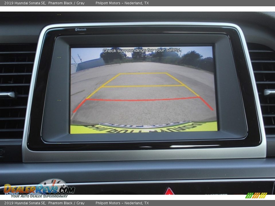 2019 Hyundai Sonata SE Phantom Black / Gray Photo #17