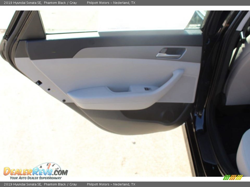 2019 Hyundai Sonata SE Phantom Black / Gray Photo #18