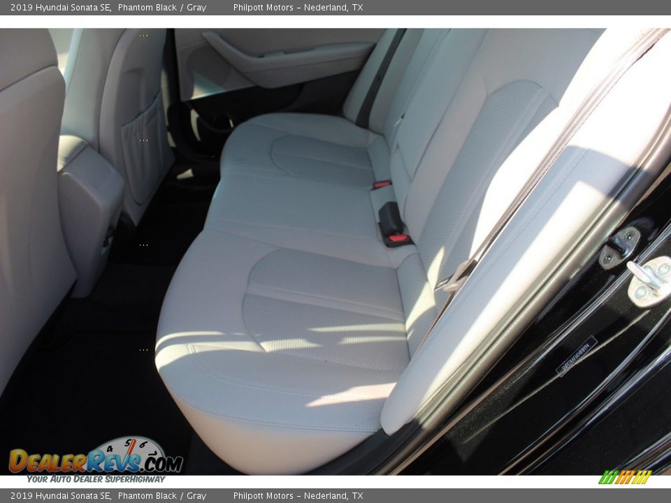 2019 Hyundai Sonata SE Phantom Black / Gray Photo #19