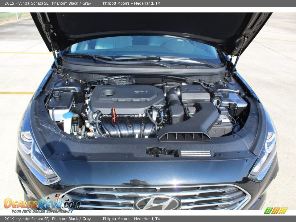2019 Hyundai Sonata SE Phantom Black / Gray Photo #23