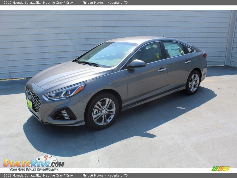 2019 Hyundai Sonata SEL Machine Gray / Gray Photo #4