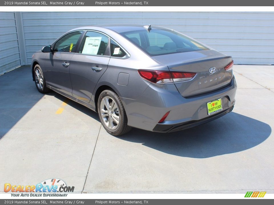 2019 Hyundai Sonata SEL Machine Gray / Gray Photo #6