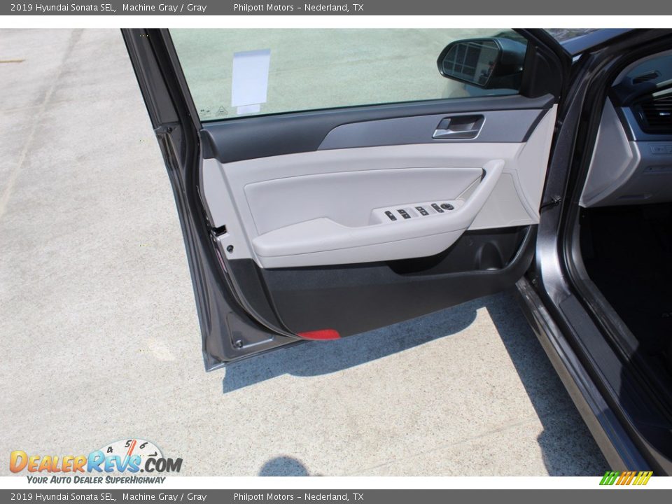 2019 Hyundai Sonata SEL Machine Gray / Gray Photo #9