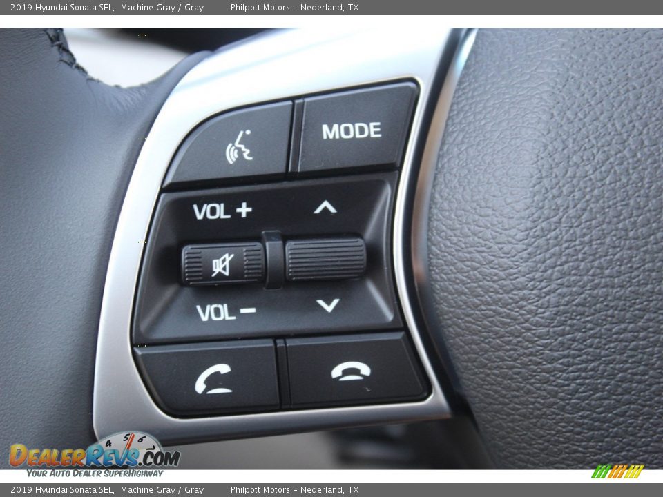 2019 Hyundai Sonata SEL Machine Gray / Gray Photo #12