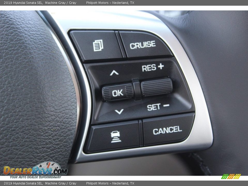 2019 Hyundai Sonata SEL Machine Gray / Gray Photo #13