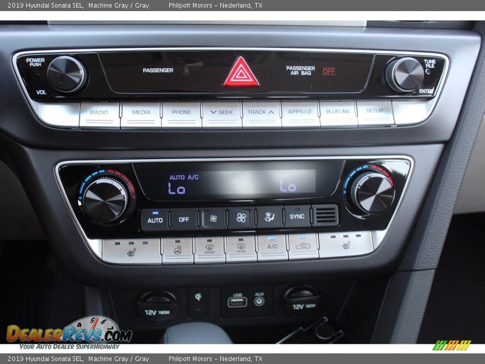 2019 Hyundai Sonata SEL Machine Gray / Gray Photo #17