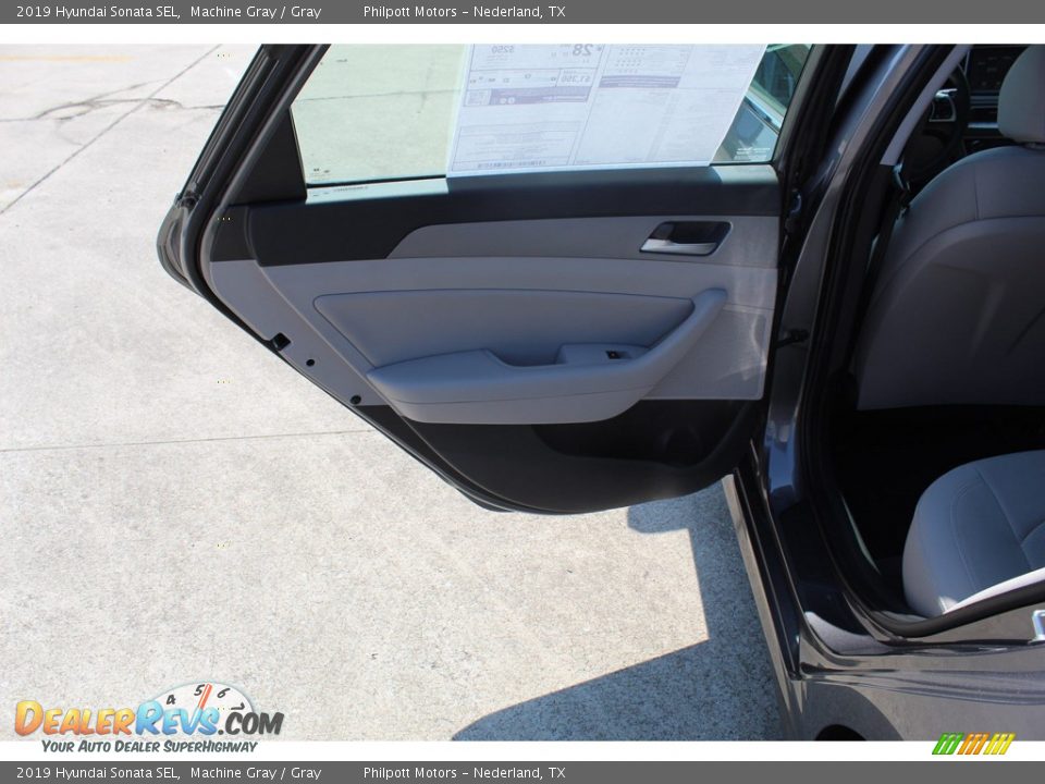 2019 Hyundai Sonata SEL Machine Gray / Gray Photo #20