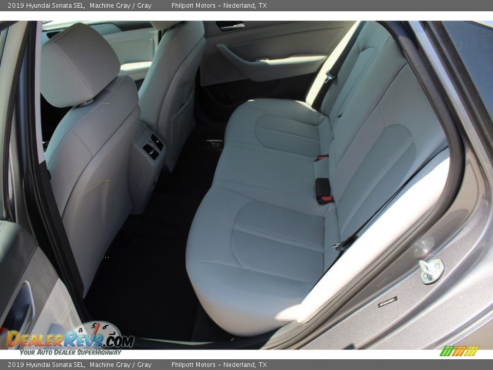 2019 Hyundai Sonata SEL Machine Gray / Gray Photo #21