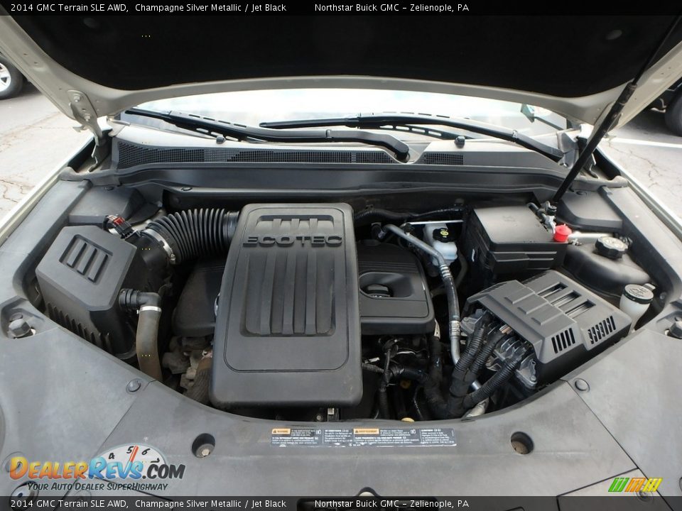 2014 GMC Terrain SLE AWD Champagne Silver Metallic / Jet Black Photo #2