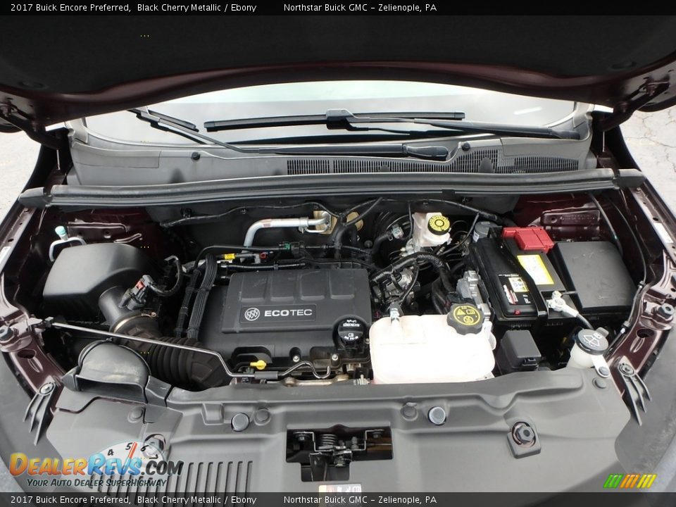 2017 Buick Encore Preferred Black Cherry Metallic / Ebony Photo #2