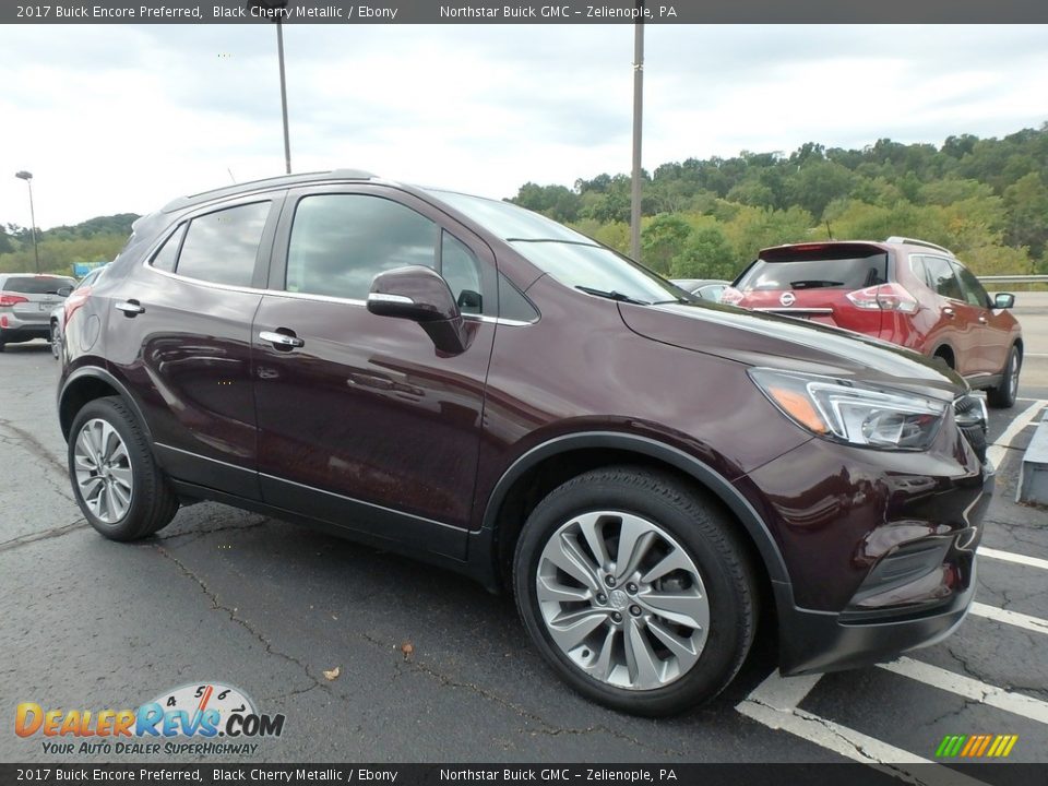 2017 Buick Encore Preferred Black Cherry Metallic / Ebony Photo #4
