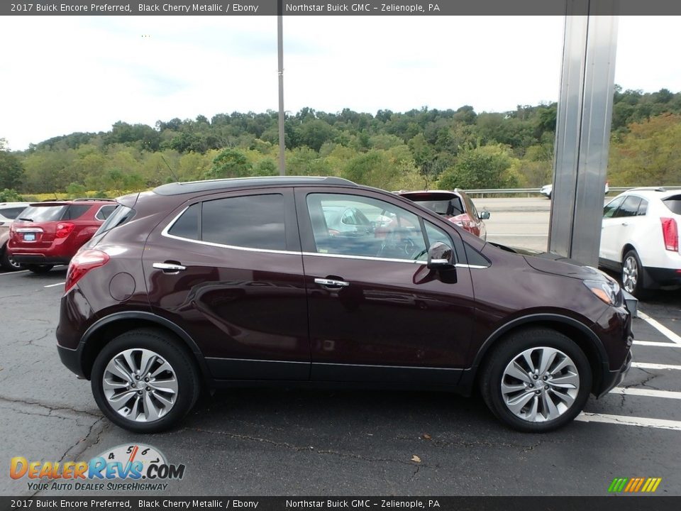 2017 Buick Encore Preferred Black Cherry Metallic / Ebony Photo #5