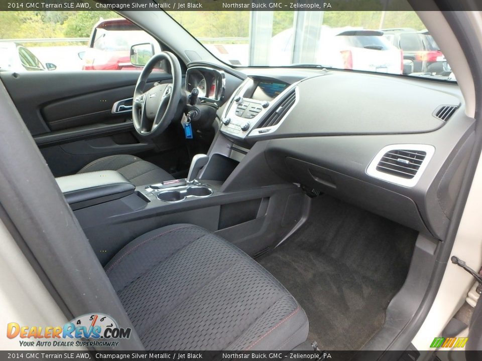 2014 GMC Terrain SLE AWD Champagne Silver Metallic / Jet Black Photo #6
