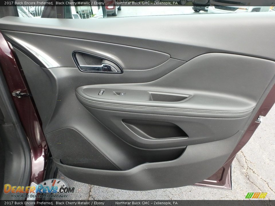 2017 Buick Encore Preferred Black Cherry Metallic / Ebony Photo #7