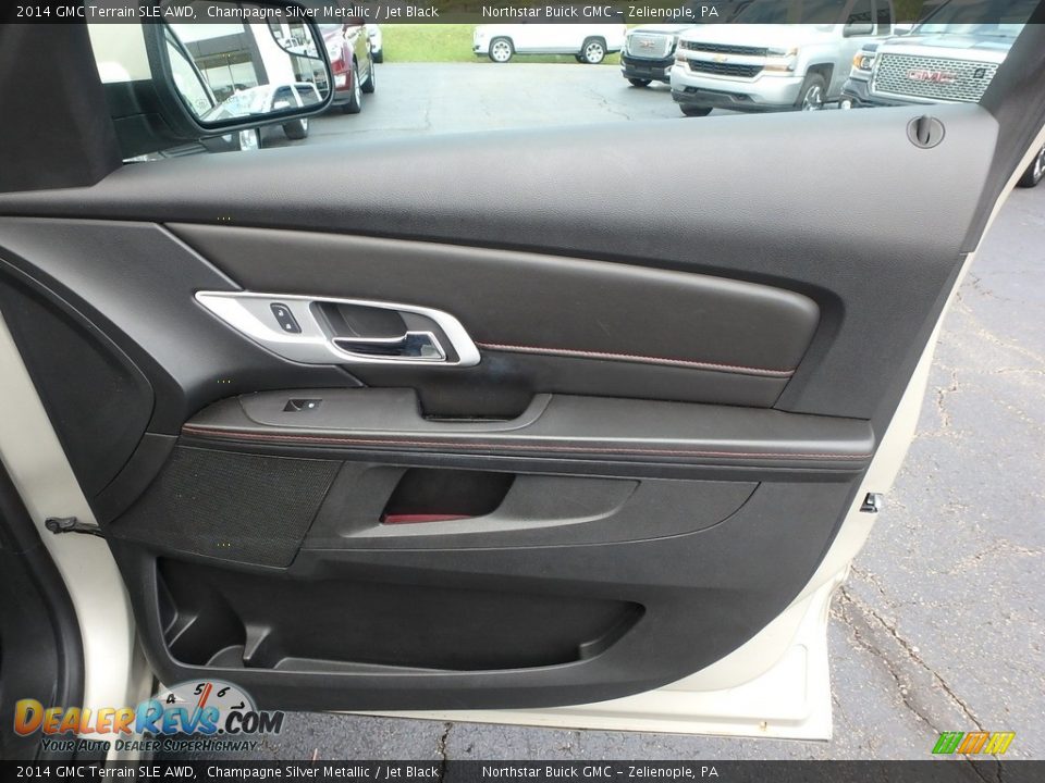 2014 GMC Terrain SLE AWD Champagne Silver Metallic / Jet Black Photo #7