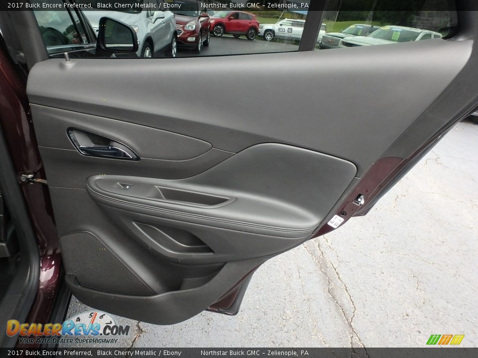 2017 Buick Encore Preferred Black Cherry Metallic / Ebony Photo #8