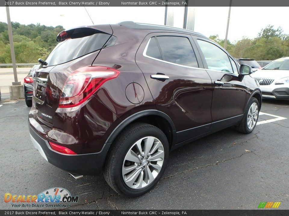 2017 Buick Encore Preferred Black Cherry Metallic / Ebony Photo #9
