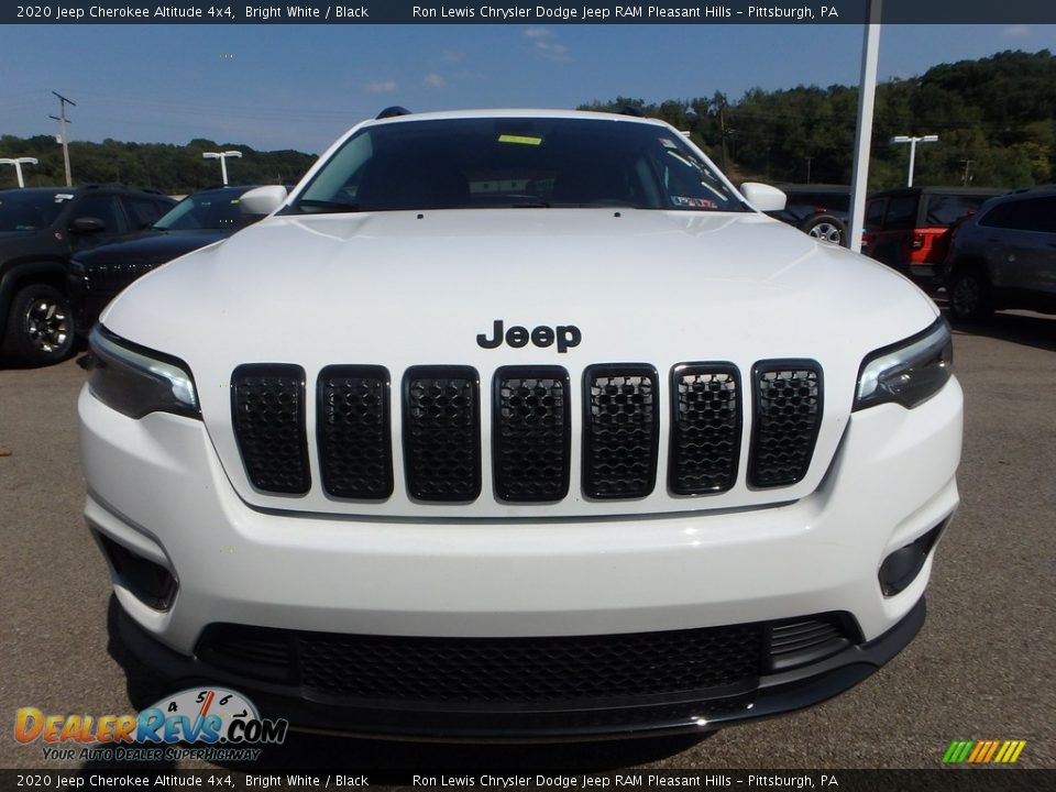 2020 Jeep Cherokee Altitude 4x4 Bright White / Black Photo #9