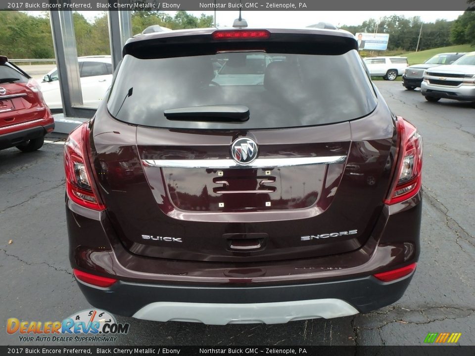 2017 Buick Encore Preferred Black Cherry Metallic / Ebony Photo #10