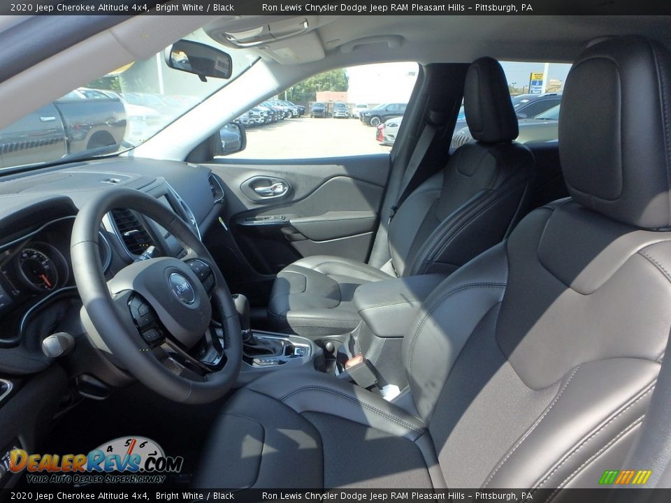 2020 Jeep Cherokee Altitude 4x4 Bright White / Black Photo #11
