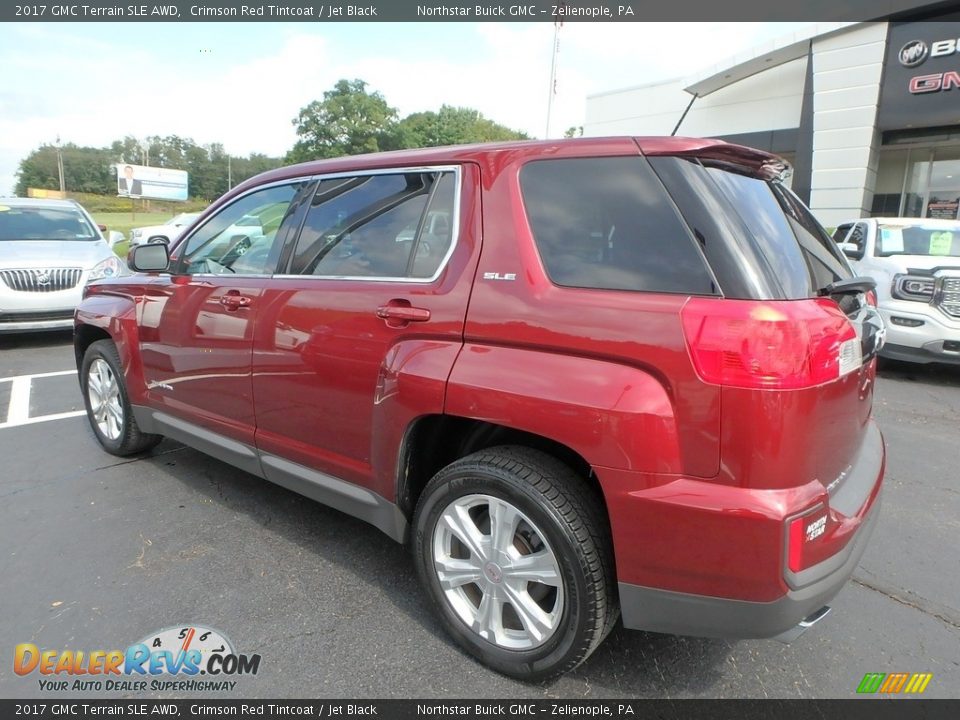 2017 GMC Terrain SLE AWD Crimson Red Tintcoat / Jet Black Photo #12