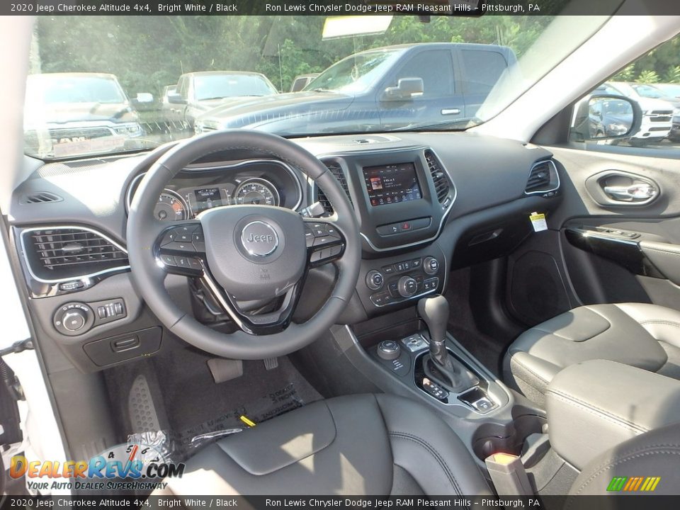 2020 Jeep Cherokee Altitude 4x4 Bright White / Black Photo #13