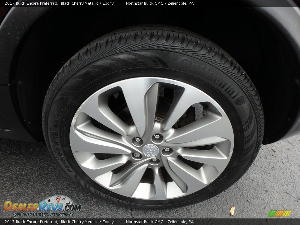 2017 Buick Encore Preferred Black Cherry Metallic / Ebony Photo #14