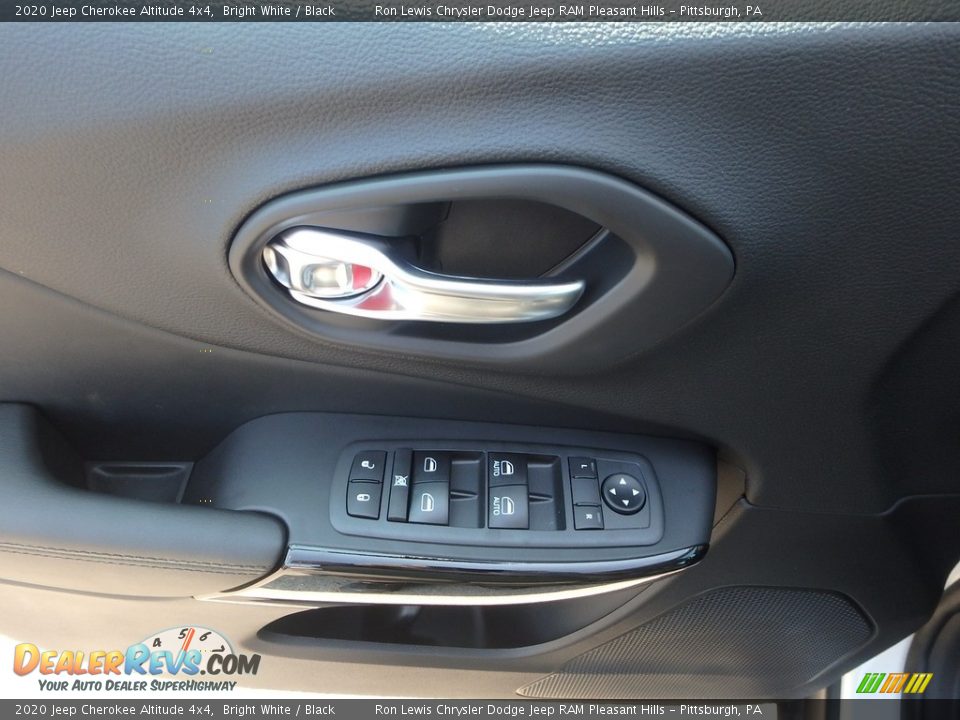 2020 Jeep Cherokee Altitude 4x4 Bright White / Black Photo #14