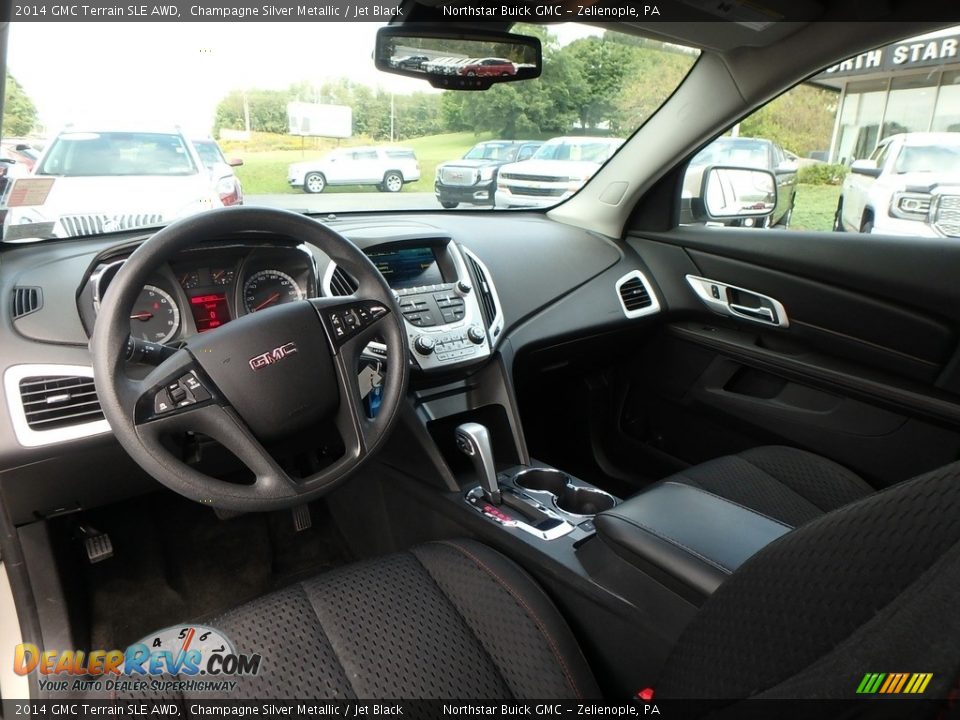 2014 GMC Terrain SLE AWD Champagne Silver Metallic / Jet Black Photo #19