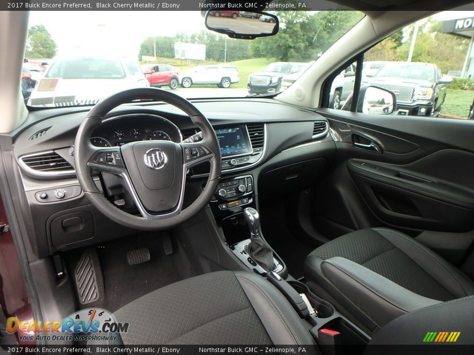 2017 Buick Encore Preferred Black Cherry Metallic / Ebony Photo #19