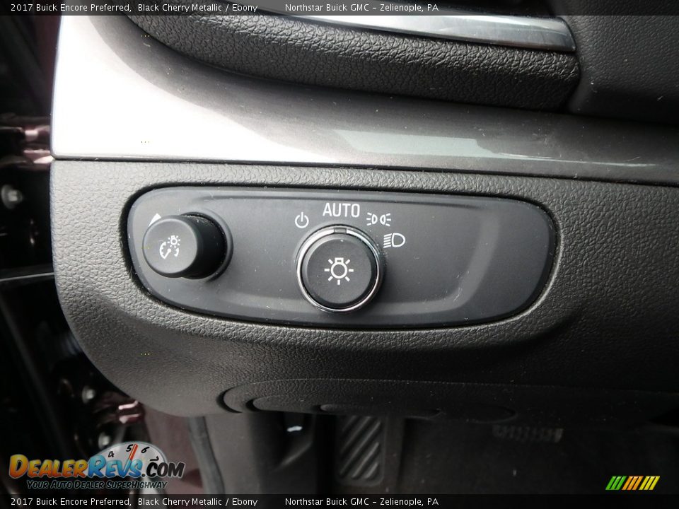 2017 Buick Encore Preferred Black Cherry Metallic / Ebony Photo #22