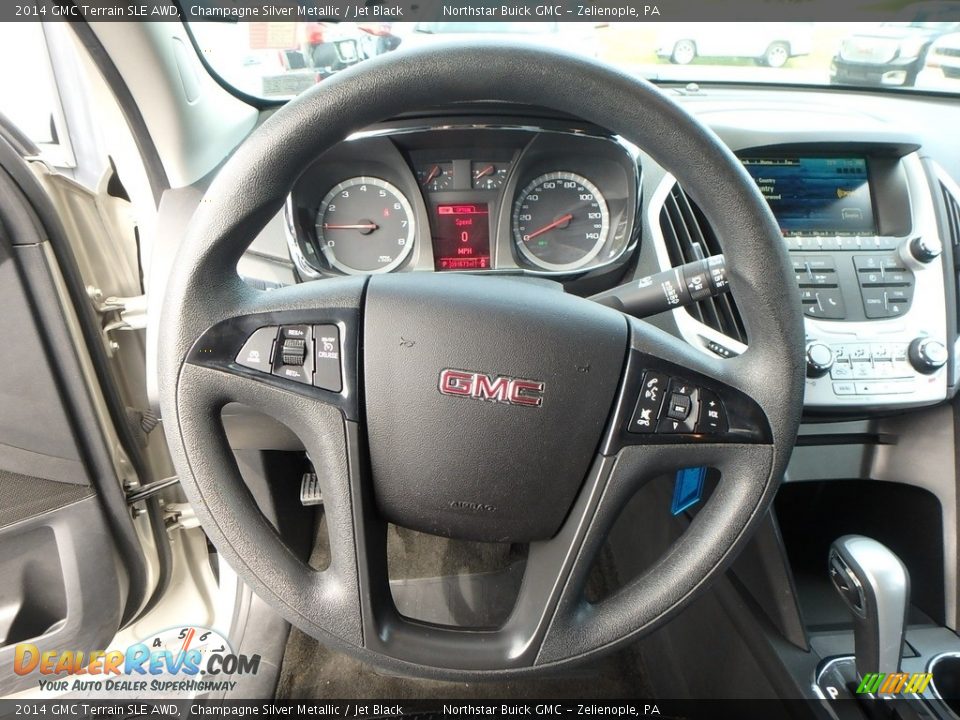 2014 GMC Terrain SLE AWD Champagne Silver Metallic / Jet Black Photo #23