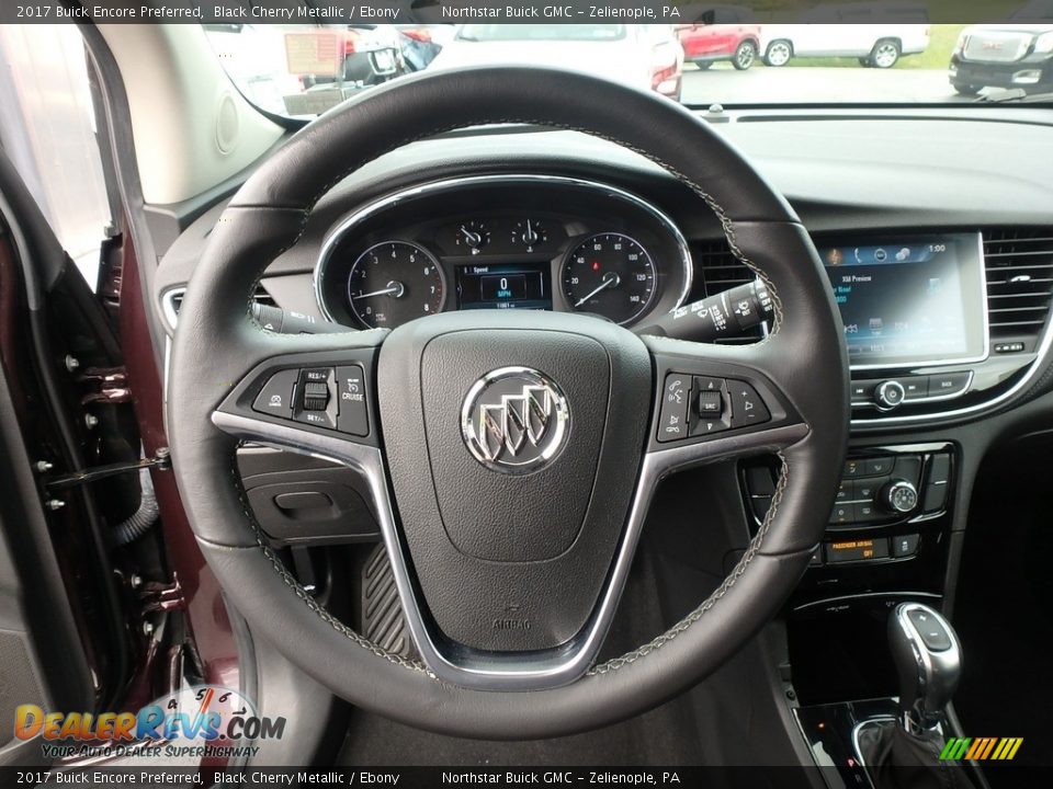 2017 Buick Encore Preferred Black Cherry Metallic / Ebony Photo #23