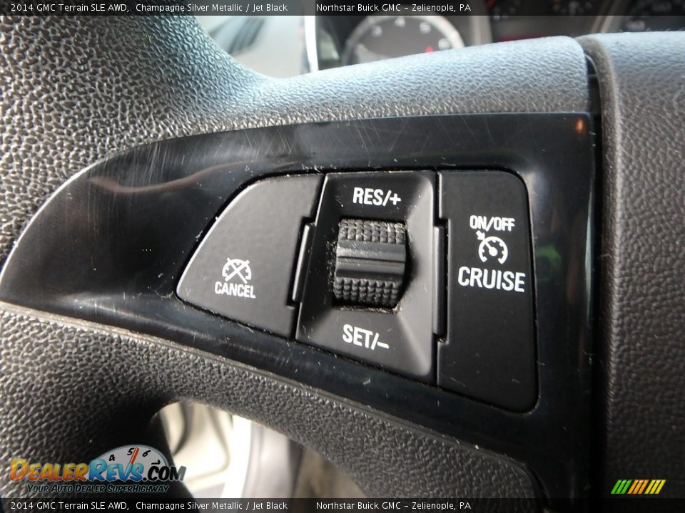 2014 GMC Terrain SLE AWD Champagne Silver Metallic / Jet Black Photo #24