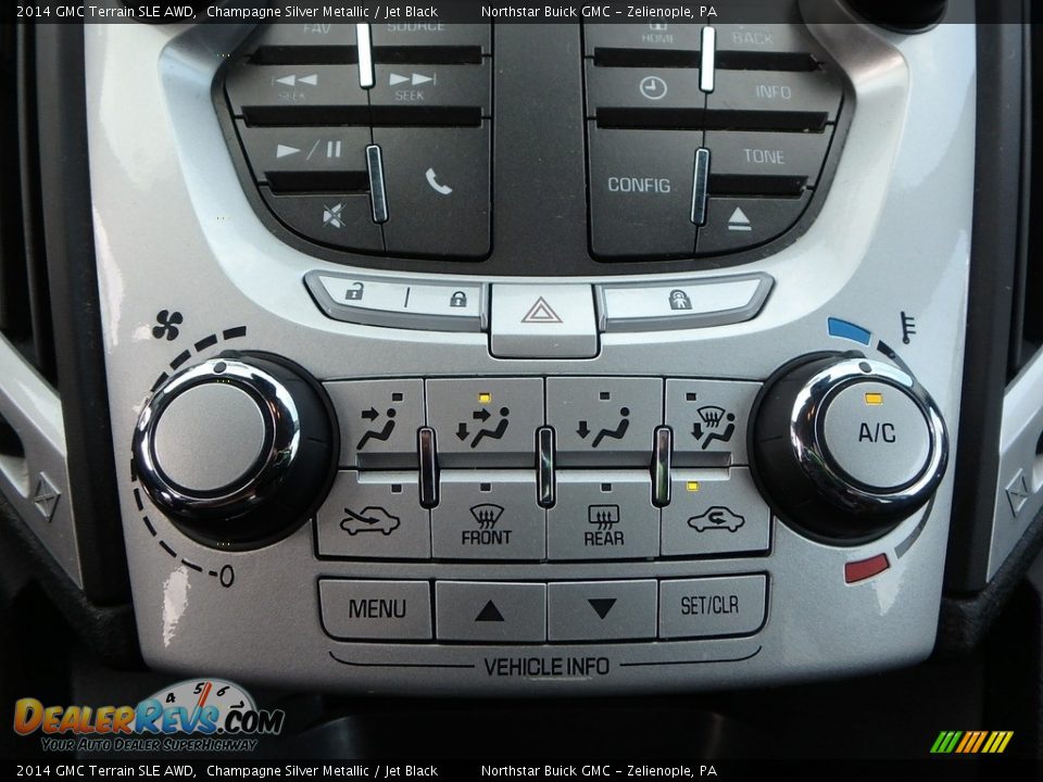 2014 GMC Terrain SLE AWD Champagne Silver Metallic / Jet Black Photo #26